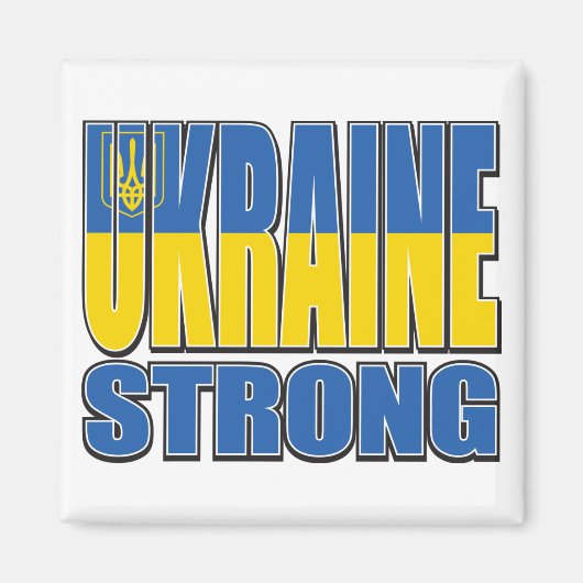 Ukraine stark magnet (Vorne)
