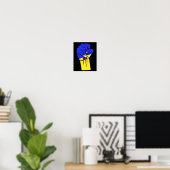 Ukraine Stark  Poster (Heimbüro)