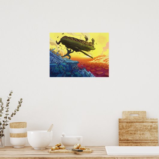 Ukraine stark poster (Küche)