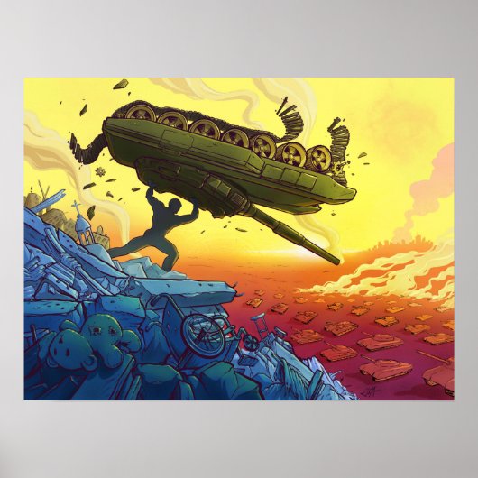 Ukraine stark poster (Vorne)