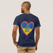 Ukraine stark T-Shirt (Schwarz voll)