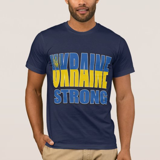 Ukraine stark T-Shirt (Vorderseite)
