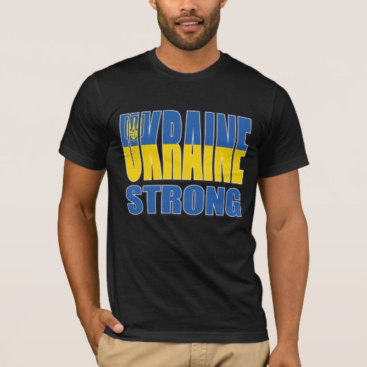 Ukraine stark T-Shirt (Vorderseite)