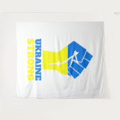 Ukraine stark wandteppich (Vorderseite (Horizontal))