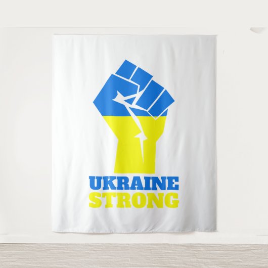 Ukraine stark wandteppich (Vorderseite)