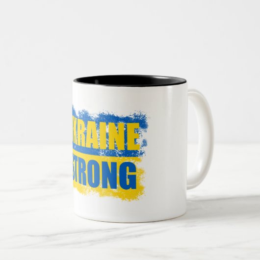 Ukraine stark zweifarbige tasse (VorderseiteRechts)