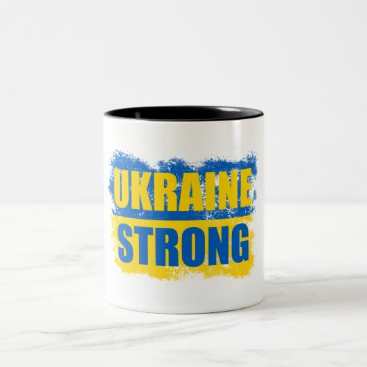 Ukraine stark zweifarbige tasse (Mittel)