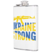 Ukraine: Starke Unterstützung für die Ukraine Flachmann (Links)