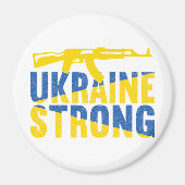 Ukraine: Starke Unterstützung für die Ukraine Magnet (Vorne)