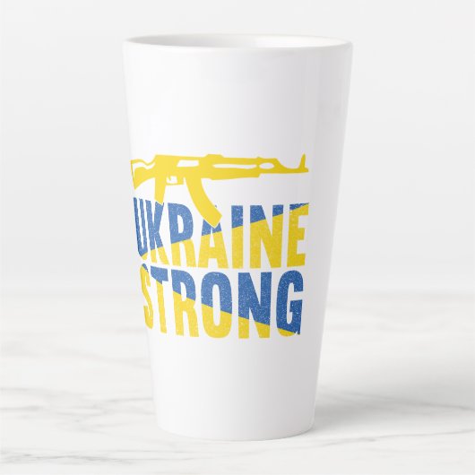 Ukraine: Starke Unterstützung für die Ukraine Milchtasse (Vorderseite)