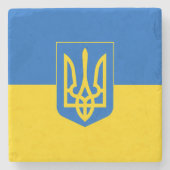 Ukraine Steinuntersetzer (Vorderseite)