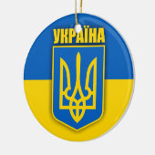 Ukraine-Stolz Keramik Ornament (Links)