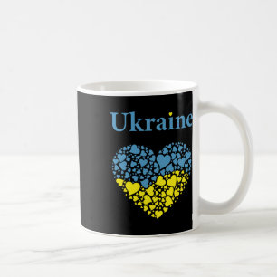 Ukraine Stolz Ukrainisches Herz Flagge Ehre der Uk Kaffeetasse
