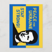 Ukraine – stoppt den sinnlosen Krieg! Postkarte (Vorderseite)