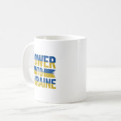 Ukraine Strong - Patriotic Support Coffee Tasse (Vorderseite Links)
