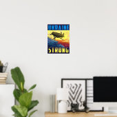 UKRAINE STRONG - Poster (Heimbüro)