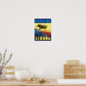 UKRAINE STRONG - Poster (Küche)
