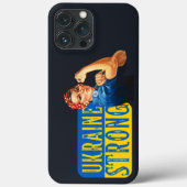 Ukraine Strong Rosie the Riveter Case-Mate iPhone Hülle (Rückseite)