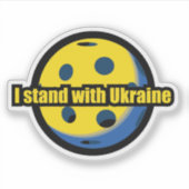 Ukraine Support Aufkleber (Vorderseite)