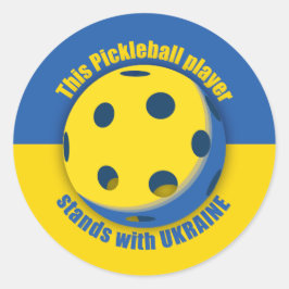 Ukraine Support Runder Aufkleber