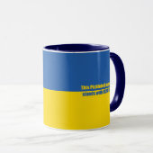 Ukraine Support Tasse (VorderseiteRechts)