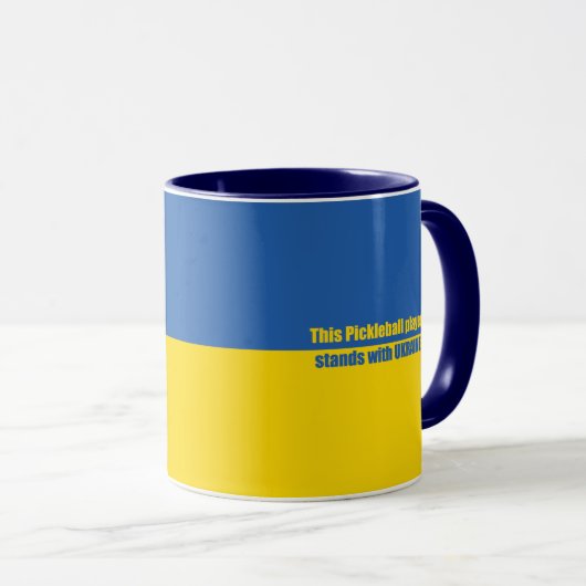 Ukraine Support Tasse (VorderseiteRechts)