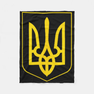 Ukraine-Symbol Mittelukrainische Armee Militär-Emb Fleecedecke