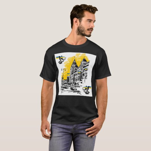 Ukraine T-Shirt (Vorne ganz)