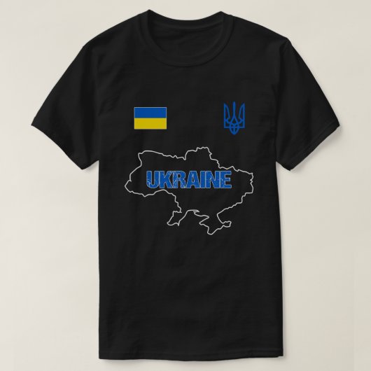 Ukraine T-Shirt (Design vorne)