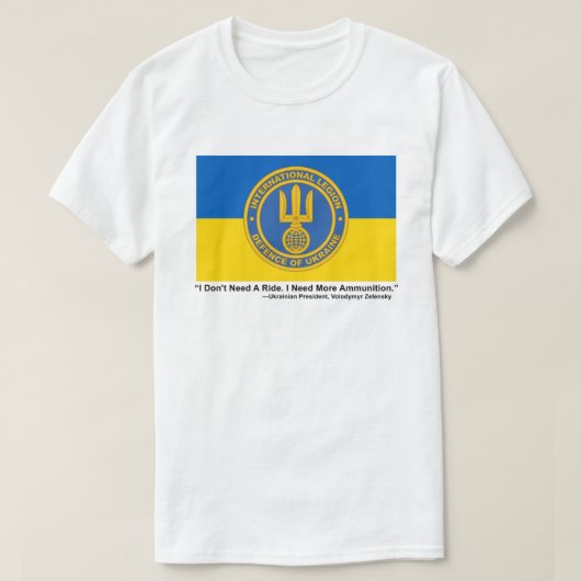 Ukraine T - Shirt (Design vorne)