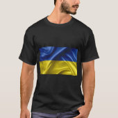 Ukraine T - Shirt der Flaggenfarben (Vorderseite)
