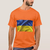Ukraine T - Shirt der Flaggenfarben (Vorderseite)