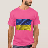 Ukraine T - Shirt der Flaggenfarben (Vorderseite)