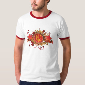 Ukraine-T - Shirt. Entworfenes Emblem T-Shirt