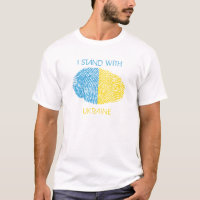 Ukraine T - Shirt Ukrainische Roots Nationalität H