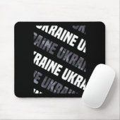 Ukraine-Tarnmuster Graue Tarnung Mousepad (Mit Mouse)