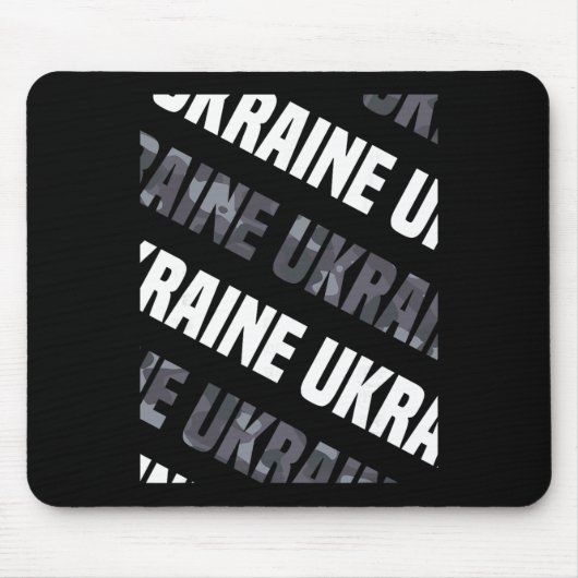 Ukraine-Tarnmuster Graue Tarnung Mousepad (Vorne)