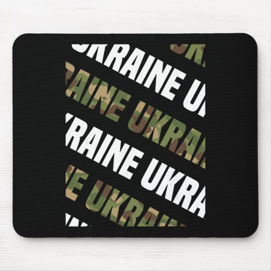 Ukraine-Tarnmuster Grün-Tarnung Mousepad (Vorne)