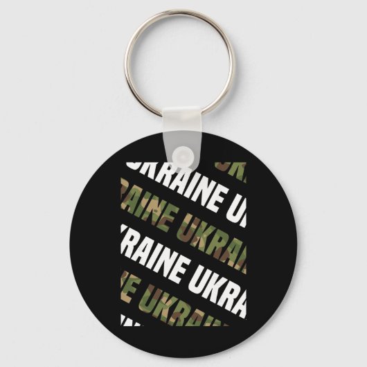 Ukraine-Tarnmuster grüne Tarnung Schlüsselanhänger (Vorderseite)