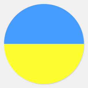 Ukraine-Taste Runder Aufkleber
