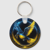 Ukraine Taube des Friedens Schlüsselanhänger (Vorderseite)