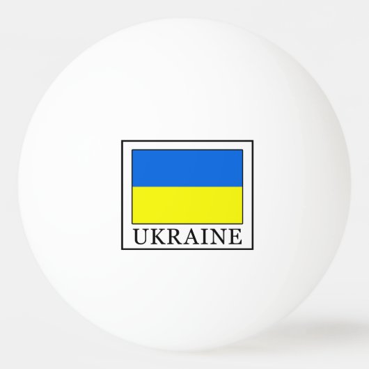 Ukraine Tischtennisball (Vorderseite)