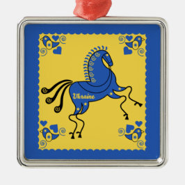 Ukraine Traditionelle slawische Volkskunst Ornament Aus Metall