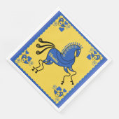 Ukraine Traditionelle slawische Volkskunst Serviette (Ecke)