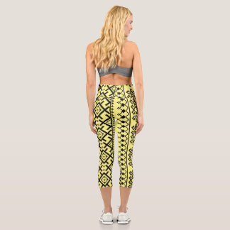 Ukraine Traditionelle ukrainische Symbole Capri Leggings