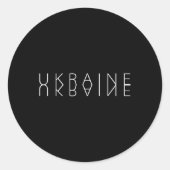 Ukraine Travel Shirt Funny Ukraine Vacation Travel Runder Aufkleber (Vorderseite)