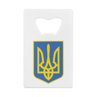 UKRAINE-TRIDENT GELDBEUTEL FLASCHENÖFFNER