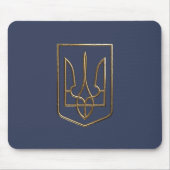 Ukraine Trident Gyrfalcon Symbol Mousepad (Vorne)
