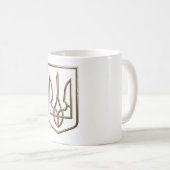 Ukraine Trident Gyrfalcon Symbol Shirt Kaffeetasse (VorderseiteRechts)