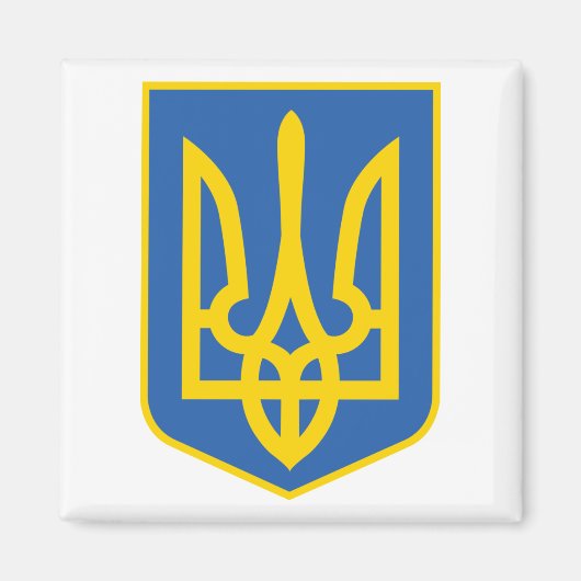 UKRAINE-TRIDENT MAGNET (Vorne)